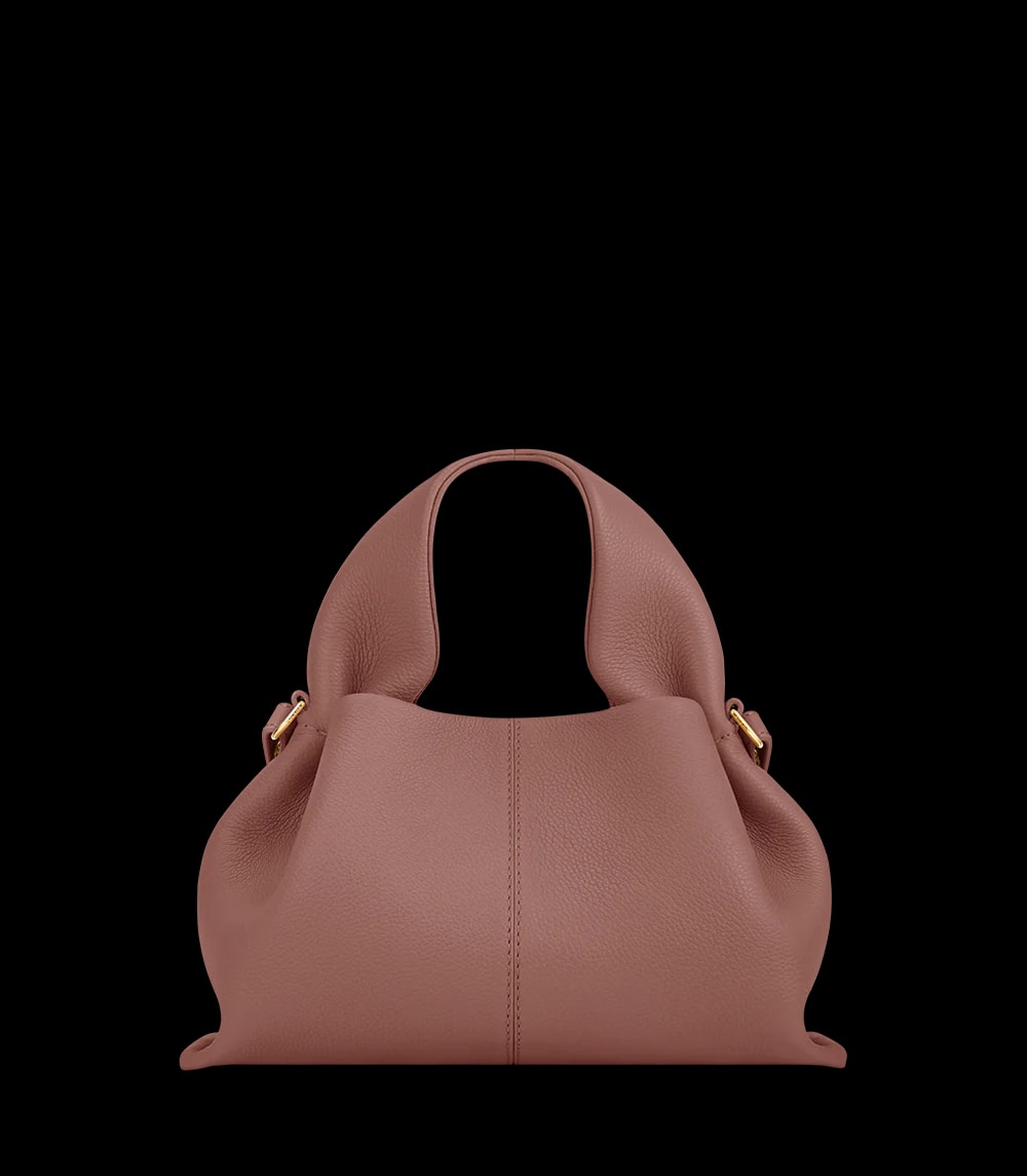 Polène NUMÉRO NEUF MINI Blush Grained — authentic Polène bag