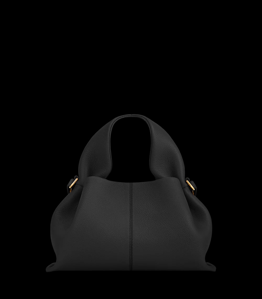 Polène NUMÉRO NEUF MINI Black Grained — authentic Polène bag