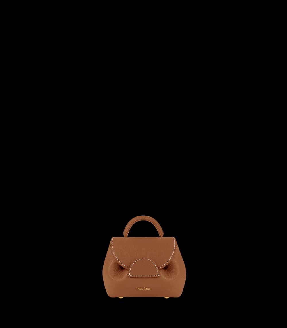 Polène Bag NUMÉRO UN MICRO — Grained Camel